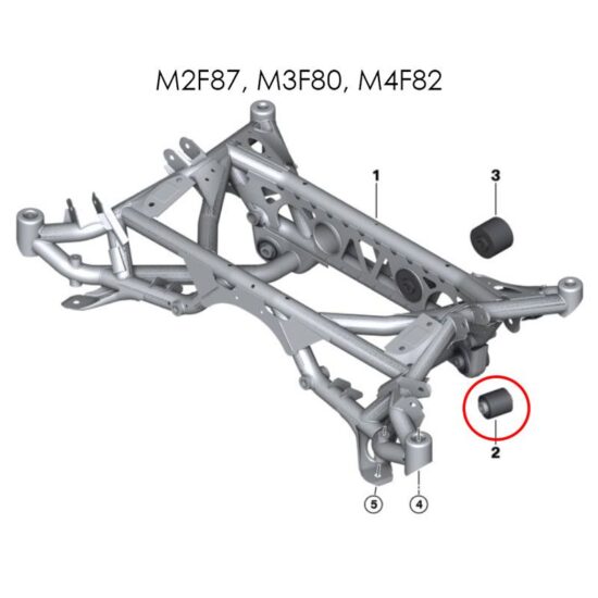 Millway Motorsport Rear Inner Lower Uniball Bushings (E82 1M, E9X M3, F8X M2/M2C/M3/M4)