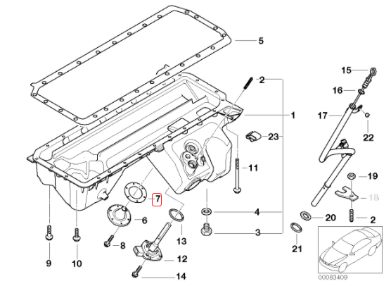 S54 Sump Strainer Gasket