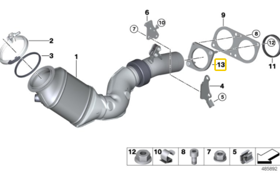 Exhaust Flange - 18327850430