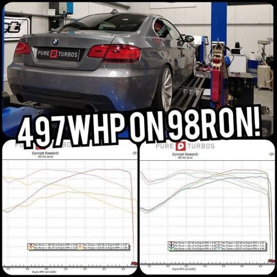 Pure Turbos N54 Stage 2 Cast Turbo Upgrade (E8X/E9X 135i/335i, E82 1M)