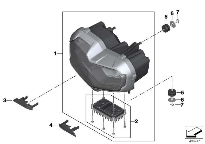 LED Headlight - 63128557220