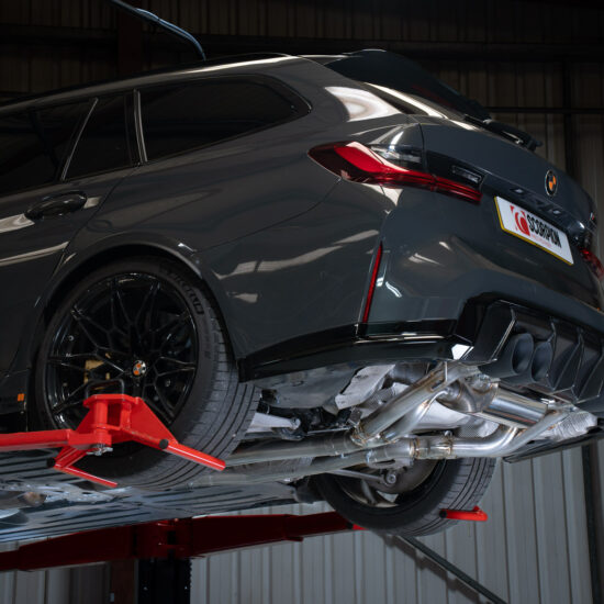 Scorpion Exhausts Half-System for G81 M3 Touring. Ceramic Daytona Trims.