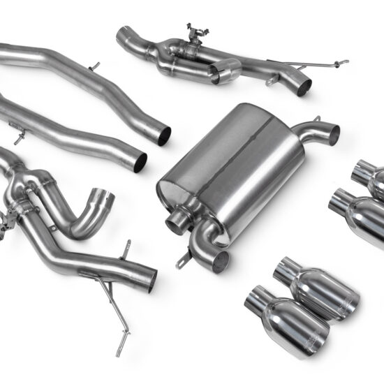 Scorpion Exhausts Half-System for G81 M3 Touring. Polished Daytona Trims