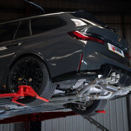 Scorpion Exhausts Half-System for G81 M3 Touring. Polished Daytona Trims