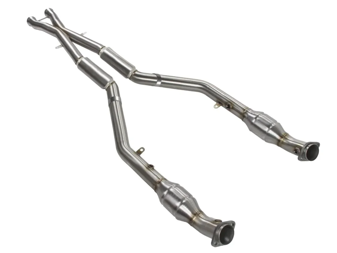 aFe Power Mach Force XP Resonated X-Pipe with Catalytic Converters (E9X M3)