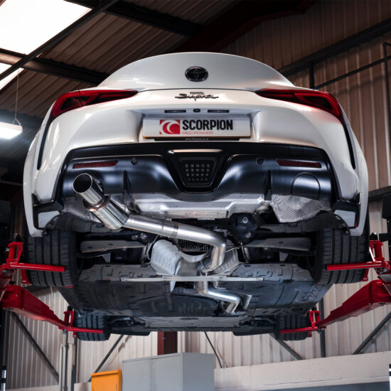 Scorpion Exhausts Cat-back Single Exit System for Toyota Supra.