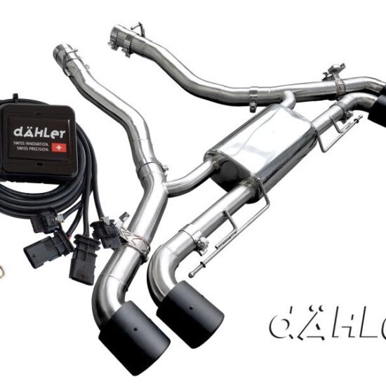 dAHLer Exhaust System for F95 X5M Competition.