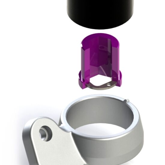 Powerflex Front Wishbone Rear Bushes, Caster Offset for E46 Non-M.