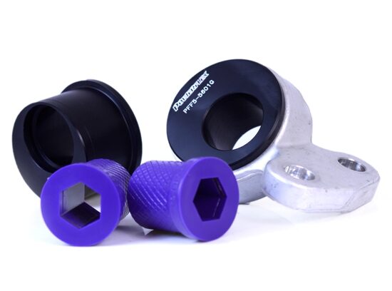 Powerflex Front Wishbone Rear Bushes, Caster Offset for E46 Non-M.