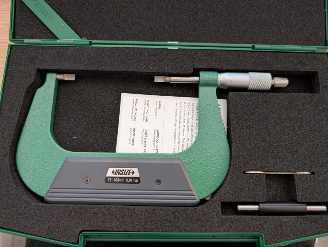 Insize 3232-100A Type A 75-100mm Blade Micrometer