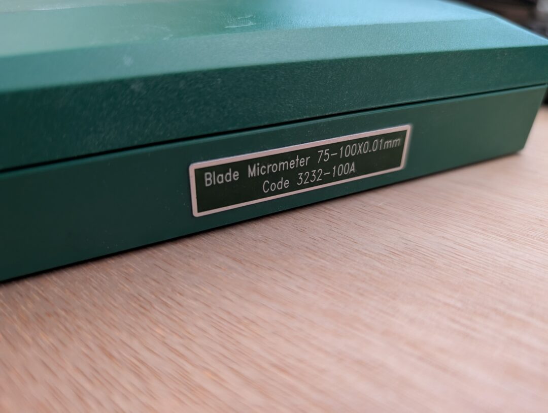 Insize 3232-100A Type A 75-100mm Blade Micrometer