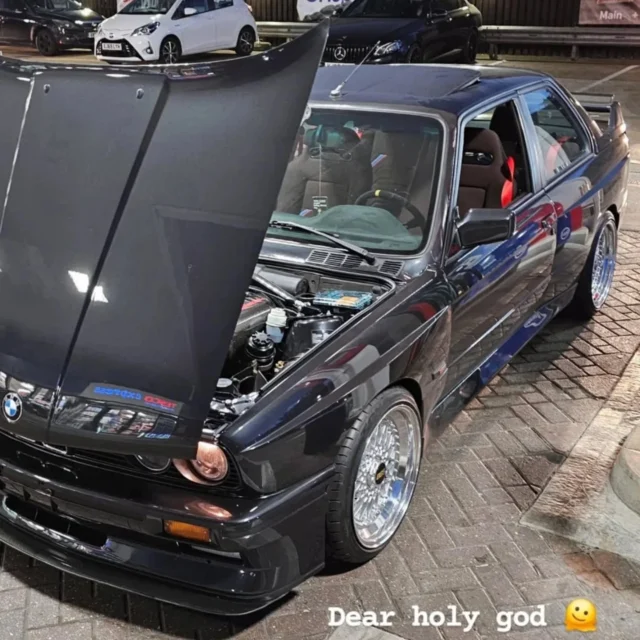 Joining us this weekend at @topdeadc x @_foodandfuel_ is @m.power.mad 's absolutely incredible E30 M3. No stone has been left unturned on this car, and it's one that really has to be seen to even begin to appreciate. Don't miss it! 
#bmw #e30 #m3 #s14 #s14b25 #bbs #bbsrs #dreambuild #godschariot #topdeadc #foodandfuel #hackengineering